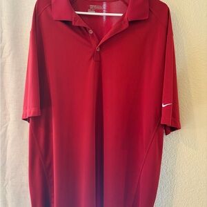 Nike Men's Bold Red Polo Shirt